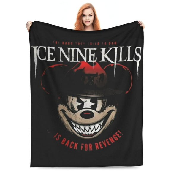 Ice Nine Kills Flannel Blanket Funny Ultra-Soft Micro Warm Throw Blanket Fleece Blanket Interesting Gift 60"X50"