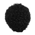 thumbnail image 4 of Mujeres afroamericanas Afro cabello corto negro pelucas Zulema Las mujeres pelucas de cabello humano, 4 of 8