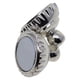 thumbnail image 4 of 10 conectores de cierre magnético vintage de 8 mm con forma de bola redonda grabada para joyería Plata, 4 of 9