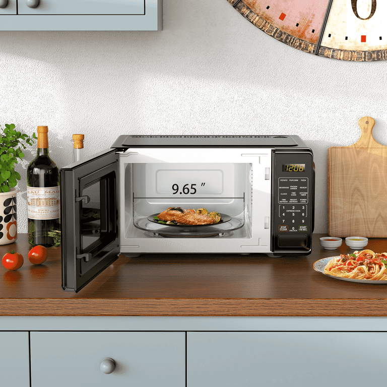0.7 Cu Ft Microwave Oven, 700 Watts, Black 0.7 Cu Ft Microwave Oven, 700 Watts, Black