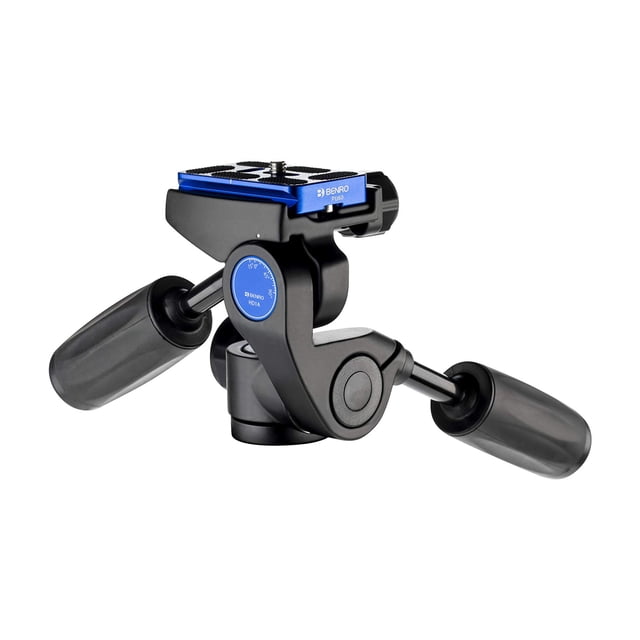 Cabezal de trípode Benro HD1A, cabezal panorámico de 3 vías con placa QR