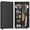 Black, variant on 72.8''H Broom Closet Cabinet, Locking Storage Cabinet,Garage Storage Cabinet with Doors and Shelves,Tall Broom Tool Organizer,Cleaning Tool Cabinet with Hooks for Utility Room