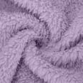 thumbnail image 6 of Fnooota Womens Fleece Jacket, Warm Lapel Solid Color Mid-Length Winter Outerwear Purple Size XL, 6 of 6