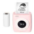 thumbnail image 1 of Pocket Printer BT Wireless Thermal Printer Portable Mobile Printer 300dpi for Photo Picture Receipt Memo Note Label Sticker with Clock Function Compatible with Android iOS Windows, 1 of 7