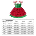 thumbnail image 4 of IBTOM CASTLE Toddler Baby Girls Sleeveless Spaghetti Straps Princess Birthday Party Dresses Sequin Ruffle Tulle Tutu Dress for Halloween Cake Smash Photo Shoot, 4 of 8