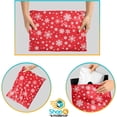 thumbnail image 4 of Shop4Mailers 10 x 13 Glossy Christmas Red Snowflake Holiday Poly Bag Mailer Envelopes 2 Mil 300 Pack, 4 of 6