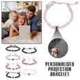 thumbnail image 4 of Tiger Eye Beads Personalized Photo Projection Bracelet Adjustable Christmas Gift Z2G2, 4 of 9