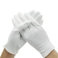 thumbnail image 4 of 6 Pack Cotton Gloves For Hand Nourishing And Protection, Soft Fitting Gloves To Avoid Fingerprints And Handle Items Easily, Breathable Easy To Clean Reusable Gloves For All, 4 of 5