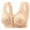 21#Complexion, variant on Daisy Bras for Older Women Front Closure Womens Plus Size Full Coverage Supportive Bra No Underwire Comfy Underwear