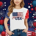 thumbnail image 2 of GERsome Unisex Kids 4th of July T-Shirts, Boys Girls American Flag Short Sleeve Crewneck Tshirt Funny Patriotic Graphic Tee USA Flag Stars Stripes Tops, 14-15Years, 2 of 4