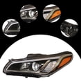 thumbnail image 2 of FETCOI For 2015-2017 Hyundai Sonata Halogen Model Direct Replacement Headlights Lamp, 2 of 5
