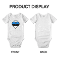 thumbnail image 3 of Estonia Flag Heart Love Cute Baby Clothing Bodysuits Boy Girl Clothes, 3 of 5