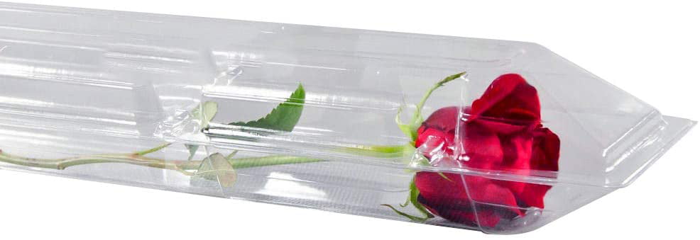 20"x2"x2" Single Rose Box Crystal 100 Count Per Case Affordable And Versatile 