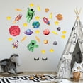 thumbnail image 2 of 31Pcs DIY Space Spaceship Themed Glowing Home Wall Sticker Luminous Children Room Decor, 2 of 5