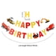 thumbnail image 3 of Advancent 1 Uds. Conjunto de tarjeta de papel naranja de 16,4 pies, cartel personalizado para fiesta de cumpleaños, cartel para fiesta, Kits de decoración para fiestas rojo amarillo 16.4 pies, 3 of 6