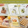 thumbnail image 6 of Vacuum Sealer Bags for Food, 30 PCS 8.27"×8.66" Reusable Vacuum Seal Bags with Air Valve for Food Storage, Plastic Clear Freezer Safe Vacuum Food Storage Bags, Microwaveable Seal Bags for Kitchen, 6 of 6