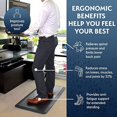 thumbnail image 3 of Anti Fatigue Mat - Cushioned 3/4 Inch Comfort Floor Mats for Kitchen, Office & Garage, 3 of 5