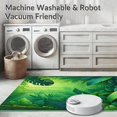 thumbnail image 5 of ODIKA 4'x6' Machine Washable Non-Slip Area Rug, Tropical Leaf Medley with Vivid Rainforest Foliage Design High Traffic Rug, Green, 144459, 5 of 5
