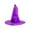 B, variant on Halloween LED Table Ornament,Spider Web Witch Hat Battery Operated Orange Purple Fabric Luminary for Mantel,Shelf,Party,Home Decor