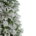 thumbnail image 3 of Northlight Real Touch™️ Medium Flocked Rosemary Emerald Angel Pine Artificial Christmas Tree - 7.5', 3 of 7