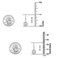 thumbnail image 4 of LeCalla 925 Sterling Silver Drop Dangle Earrings | Heart Filigree Ball Leverback Earring, 4 of 6