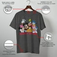 thumbnail image 3 of Men's Mickey & Friends Disney Squad Group Shot  Graphic Tee Charcoal Heather Medium, 3 of 10