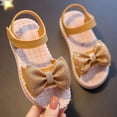 thumbnail image 2 of MZXELPRJD Toddler Girl Sandals Girls Size 13 Sandals Youth Running Shoes Boys Girls Jazz Shoes Size 4 Presents for 5 Year Old Girls Infant Boy Shoes Yellow 7-8 Years, 2 of 6