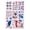 C, variant on 4th of July Patriotic Car Sticker Independence Day Decal for Vehicle Window Bumper Creative Decor