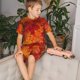 thumbnail image 4 of Balery Autumn Leaf Conjunto de Pijama Infantil de Manga Corta con Estampado – Ropa de Dormir de Algodón Suave-Large, 4 of 6