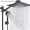 black, variant on Shower Head, 8 Rain Shower Head/Handheld Shower Combination with 11 Extended Arm, Adjustable Leak Proof Shower Head with Stand/Hose, Height/Angle Adjustable