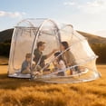 thumbnail image 6 of Dbuoem 4-Person Sun Tent,All Weather Sports Tent,Instant Outdoor Bubble Tent,Rainproof Camping Sun Shelter,Portable Clear Screen House, 6 of 7