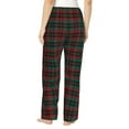 thumbnail image 3 of Picia Tartan Plaid Womens Soft Woven Cotton Elastic Waistband Sleep Pajama Pant Lounge Sleep Pant With Pockets And Drawstring-XX-Large, 3 of 9