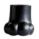 thumbnail image 5 of Jarrón de cerámica con forma de garra de gato, contenedor para arreglos florales, multiusos Negro, 5 of 9