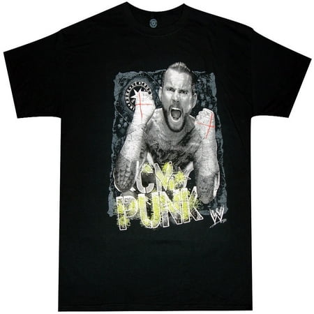 WWE CM Punk Intensity Adult T-Shirt (Cm Punk Best In The World Shirt Chicago)