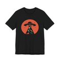 thumbnail image 3 of Funny UFO Shark t-shirt, Shark Flying Saucer Shark lover unisex T Shirt, 3 of 7