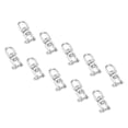 thumbnail image 3 of Double End Swivel Hook, M5 10Pcs Rigging Accessories Rotating Snap  For Connection For 130kg, 3 of 8