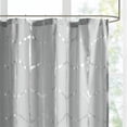 thumbnail image 3 of Raina Rideau de Douche Imprimé Métallique 72x72 Pouces/gris, 3 of 6