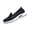 Black, variant on Embroidered Orthopedic Shoes for Women, Slip On Knit Loafers Breathable Mesh, Casual Sneakers Lightweight Comfortable Orthopedic Walking Shoes