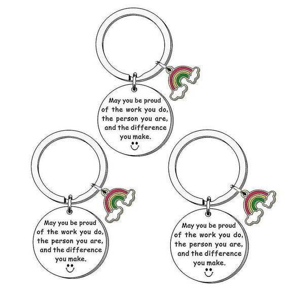 3 Pcs Keychain Farewell Gifts For Coworkers Women Men Going Away Gift For Coworker Friends Colleague Leaving Gifts Retirement Gifts