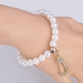 thumbnail image 3 of Pearl Charm Bracelet for Women and Girls in a Beautiful Design With Tension Mount, 3 of 28
