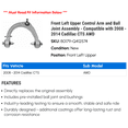 thumbnail image 2 of Front Left Upper Control Arm and Ball Joint Assembly - Compatible with 2008 - 2014 Cadillac CTS AWD 2009 2010 2011 2012 2013, 2 of 2