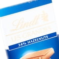 thumbnail image 2 of Lindt Hazelnut Milk Chocolate Bar 150G, Imported from Britain, 2 of 5