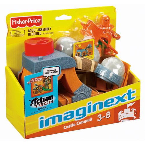 Details about   Fisher-Price Imaginext Castle Knight Launcher Red 