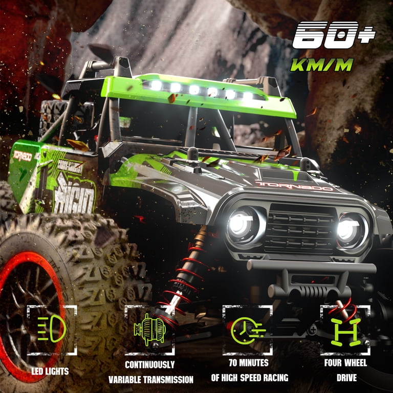 FAGINEY RC Cars 1:14 Scale, 4WD Off-Road Remote Control Truck