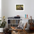 thumbnail image 4 of Art.com Mama Sits Reading Her Book While the Children and Dog Play at a Tea-Party on the Lawn Photographic Print, White Frame Wall Art, 29" x 23", 4 of 5