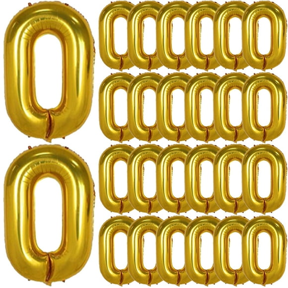 50 globos de aluminio con temática retro para cumpleaños, bodas y fiestas.