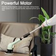 thumbnail image 4 of 25W Cordless Electric Scrubber with 2-Speed Adjustment, Extendable Handle & 6 Interchangeable Brushes - 2000mAh Rechargeable Li-Battery for Home Kitchen, Bathroom, Glass, Car Cleaning (White), 4 of 6