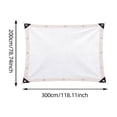 thumbnail image 3 of Eqslft 3x2M Waterproof Camping Tarp Shelter With Protective Layer And Soft Guard, UV Protection Sun Shade Canopy, Outdoor Tent Footprint for Garden, Backpacking & Picnic, 3 of 6