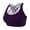 Purple, variant on Viikei 2025 Bras Clearance Summer Fall Women's Plus Size Bra Women's Plus Size Ice Silk Cross Beautiful Back Yoga Fitness Sports Bra Underwear Women Vest