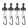 thumbnail image 4 of 4pcs Heavy Type Magnetic Hook with Carabiner Clip Strong Magnetic Tent Hook for Camping Lights Tent Accessories, 4 of 7